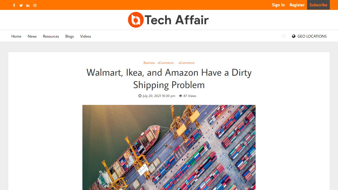 Walmart, Ikea, and Amazon Have a Dirty Shipping Problem